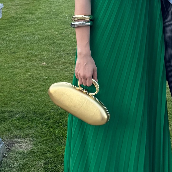 Alexis Bittar Molten Gold Bullet Minaudière - Picture 8 of 14